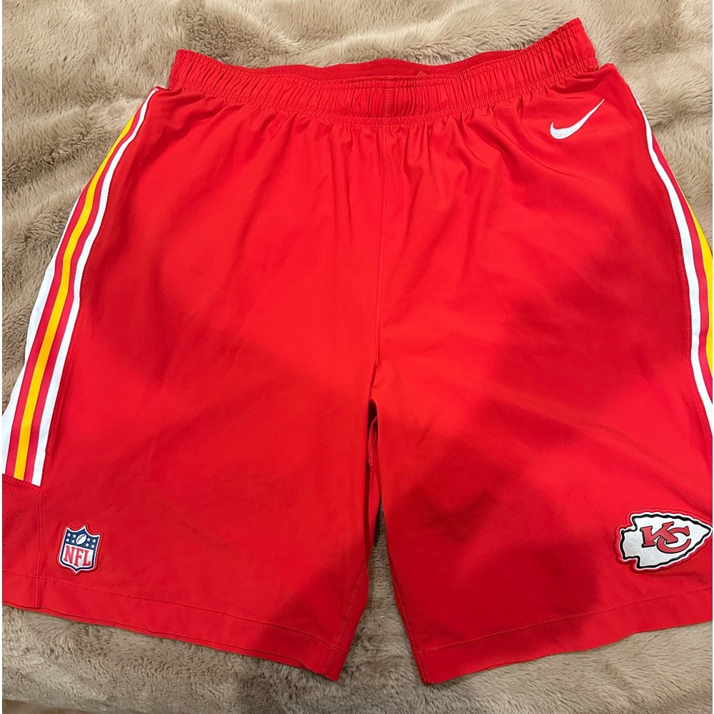 Men’s Kansas City Chiefs Nike shorts.